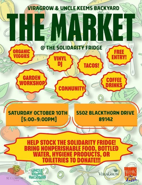 The Market at the Solidarity Fridge event poster